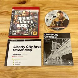 Grand Theft Auto 4 PS3 Greatest Hits Complete With Manual/Map Tested Authentic