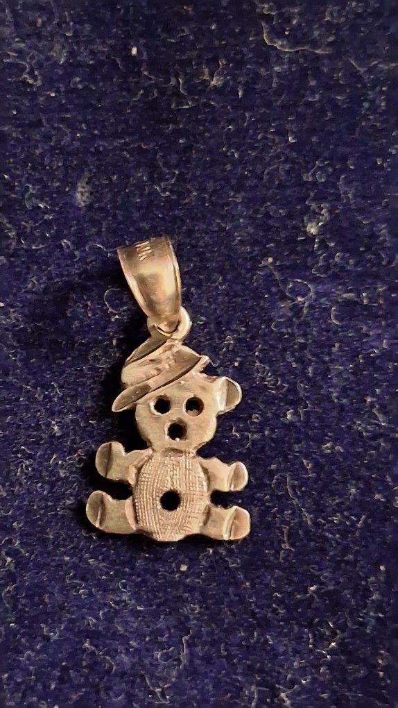 10 k Gold Teddy Bear Charm