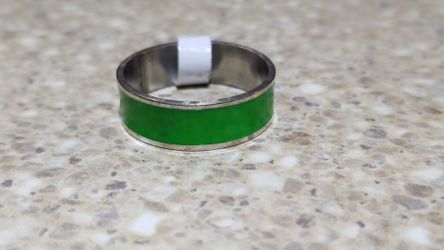 Stainless steel ring size 10