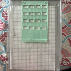 Sizzix Stencil & Stamp Tool and 1 pkg  Sticky Grid. Used In Good Condition