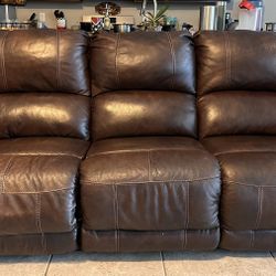 Couch Plus Power Recliner