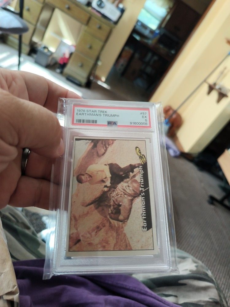 STAR TREK 1976 EARTH MANS TRIUMPH PSA GRADED 5