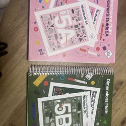 Dimensions Math Teachers Guide 5A and 5B plus 5B workbook