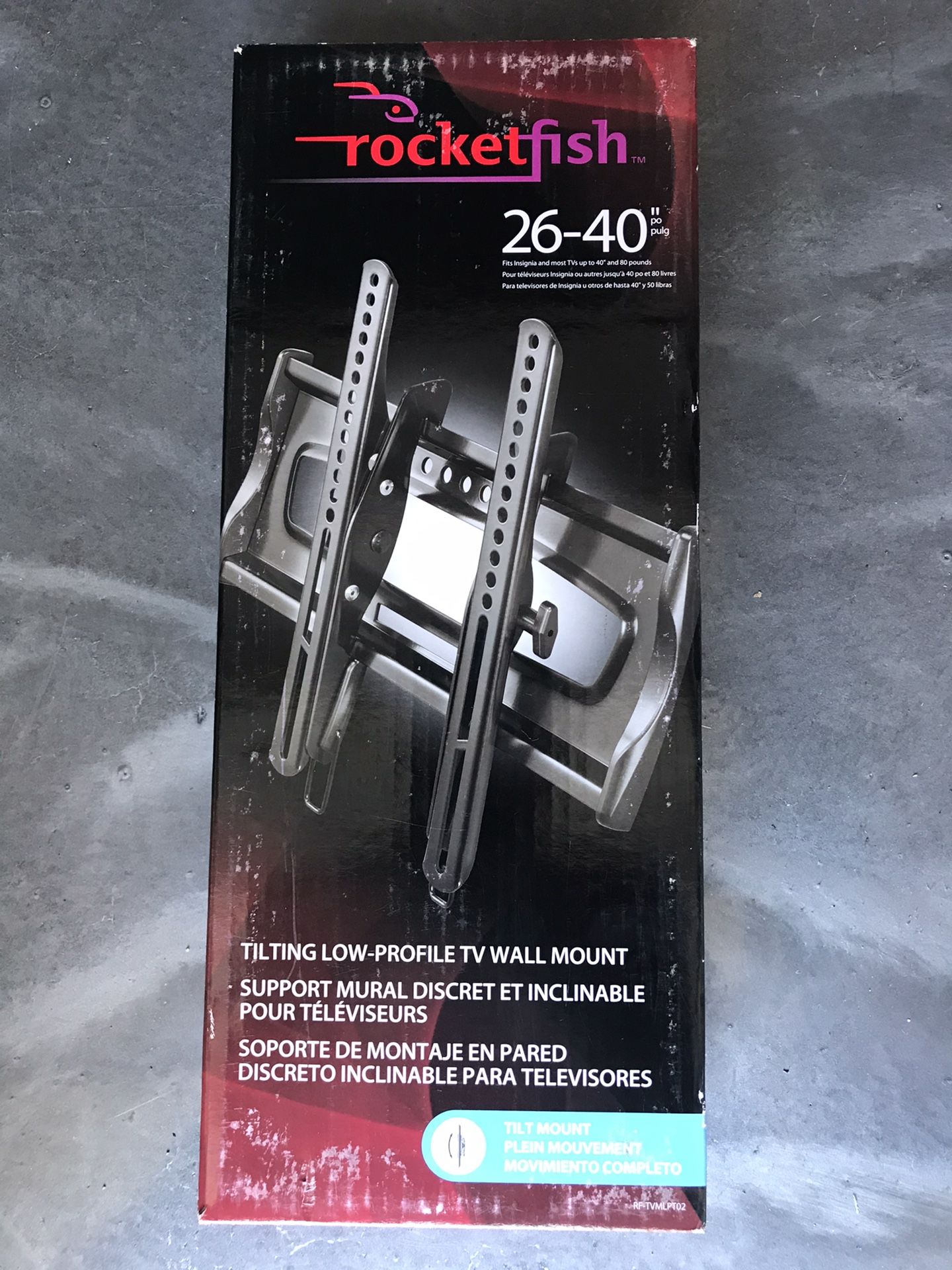 TV Mount, Rocketfish 26-40”, 3 available