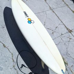 5'10 Surfboard Al Merrick Biscuit 38L Volume