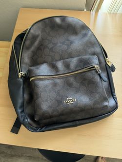 Authentic Coach Leather Backpack
