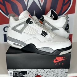 Jordan 4 White Cement 