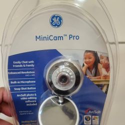 GE MiniCam Pro webcam, model number 98756
