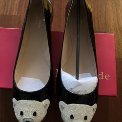 Kate Spade Patent Flats, Size 10