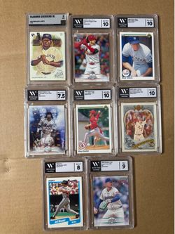 8 baseball cars grade