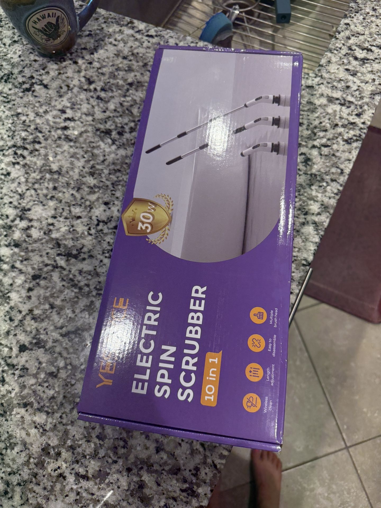 Electric Spin Scrubber (rechargeable)
