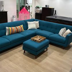 Sectional With Ottoman