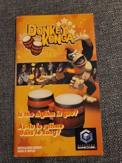Donkey Kong Instruction Manual Booklet