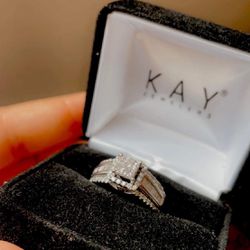 Diamond Engagement Ring 1 Ct Tw 14K White Gold