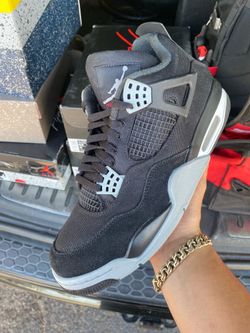 Jordan 4 Blk canvas