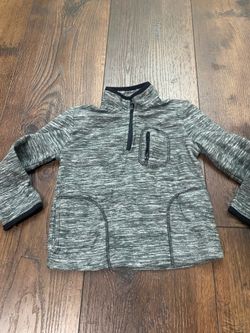 Boys gray half zip sweater size 3t by Okie Dokie #17
