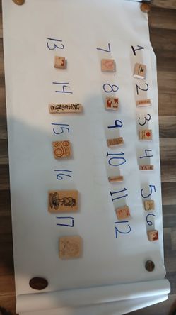 Wood Ink Stamps 