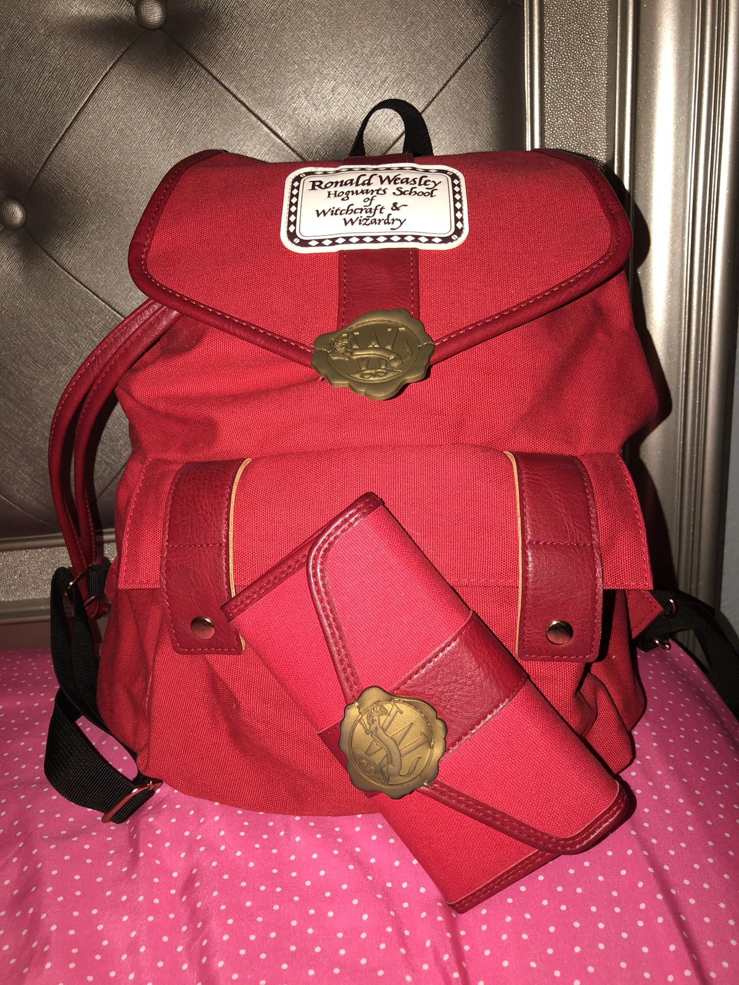 Harry Potter Ron Weasley Howler backpack + wallet set