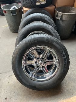 18” WHEELS RIMS TIRES CHROME