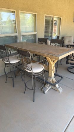 High boy table and chairs