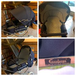 Emmaljunga Made In Sweden pram Stroller.  Immaculate Condition!  Comfy Ride .. $100 Firm