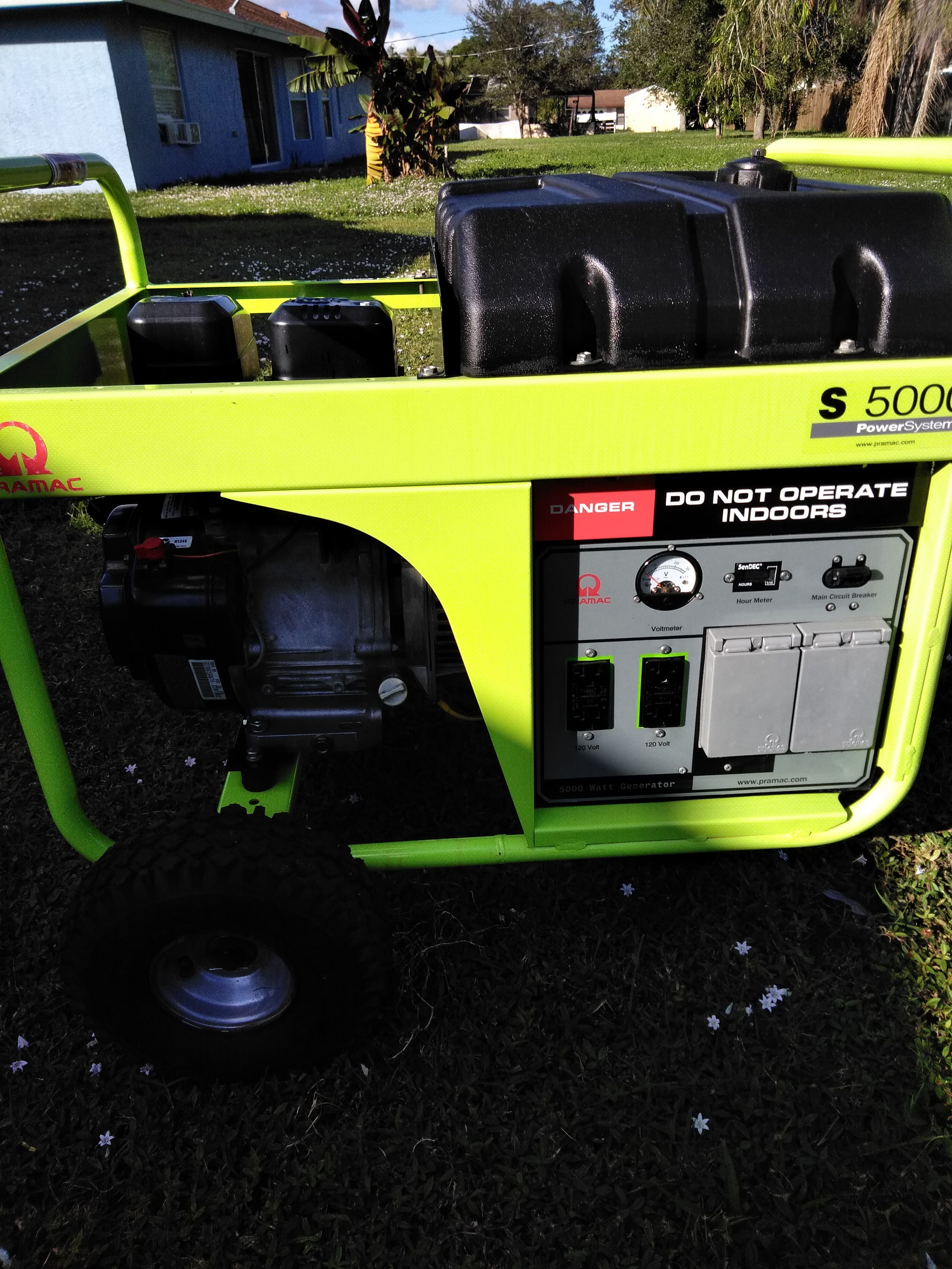 Pramac s5000 generator only 10 hrs Subaru engine