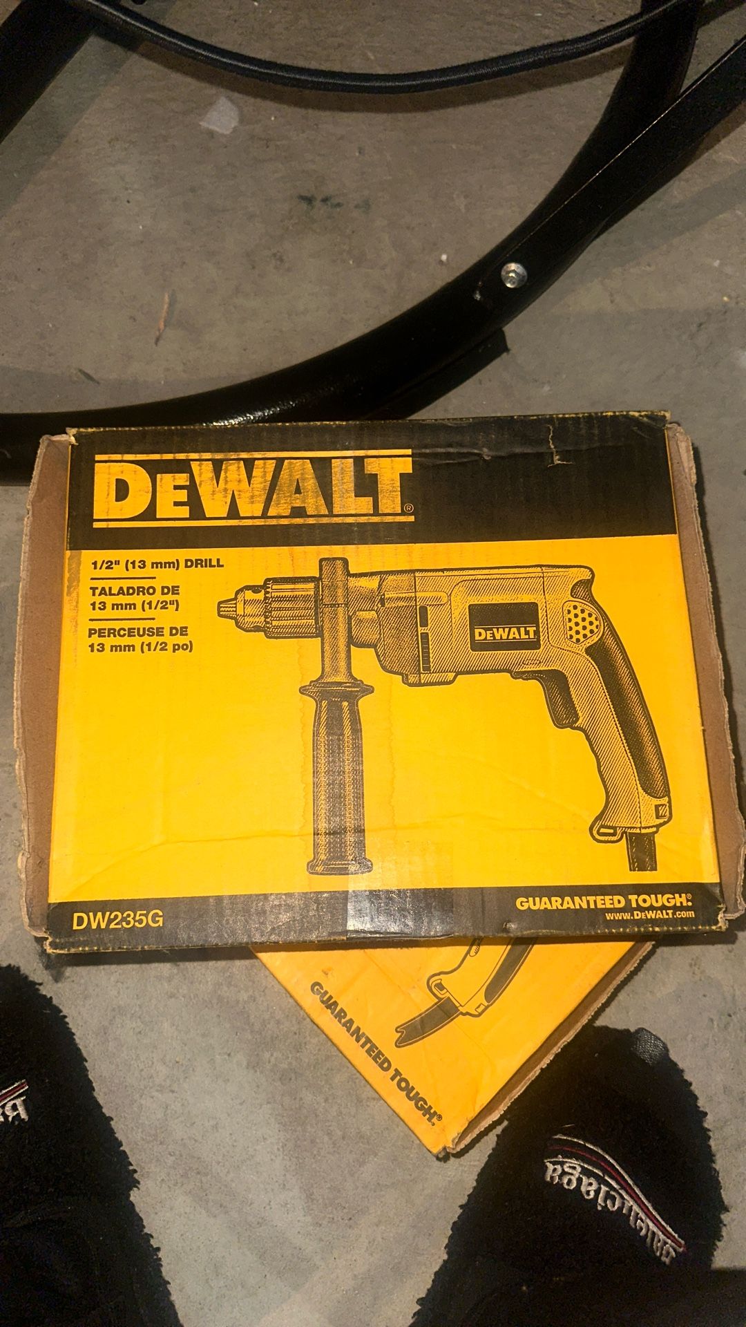 DEWALT 1/2" (13 mm) DRILL TALADRO DE 13 mm (1/2") PERCEUSE DE 13 mm (1/2 po)