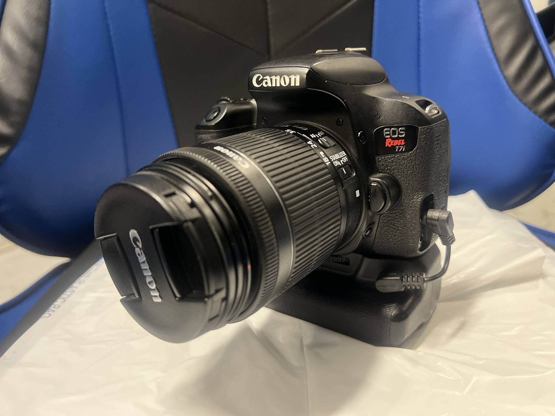 Canon EOS Rebel T7i DSLR Camera w/ 18-55mm (used)