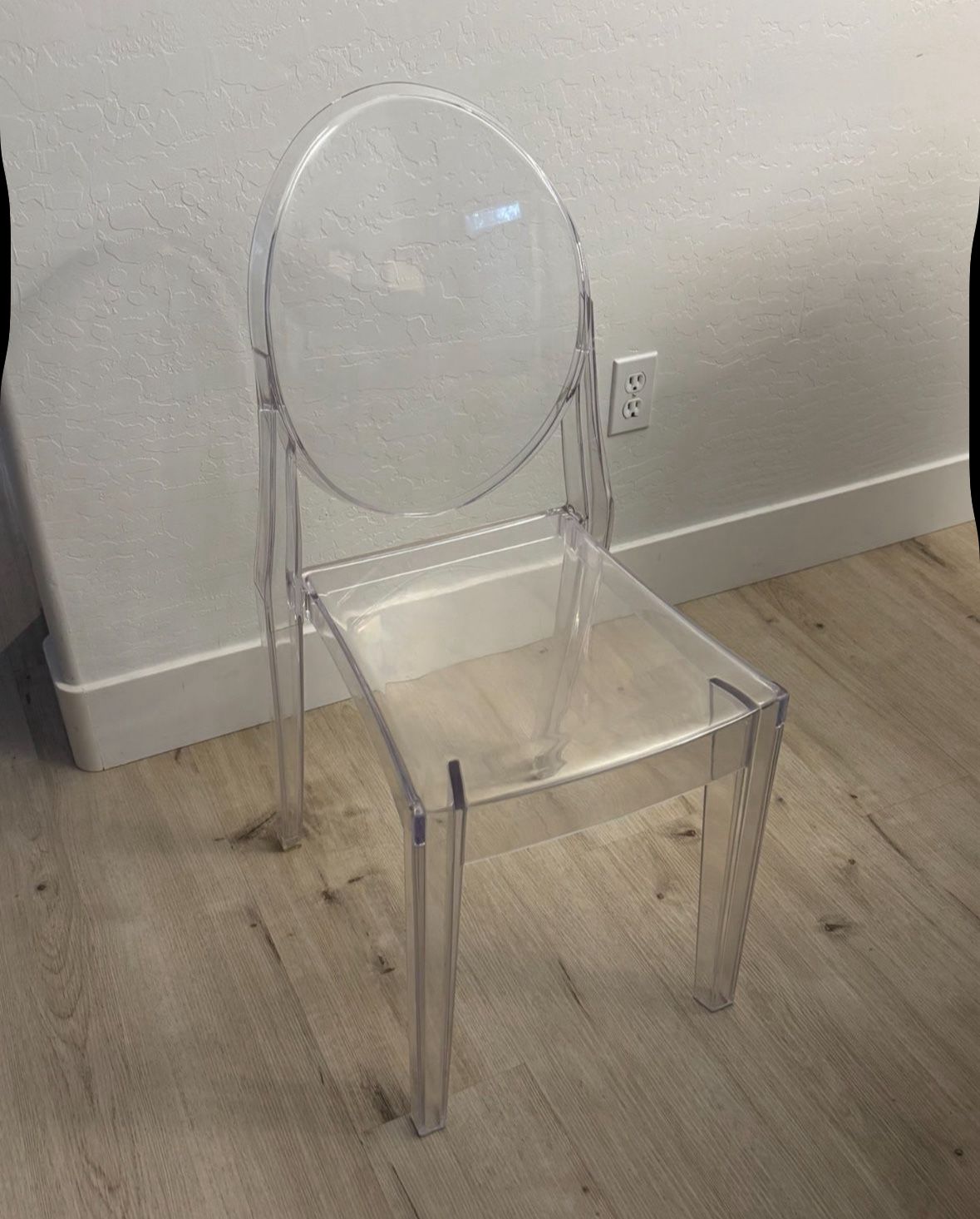 Clear Acrylic Vanity Desk Chair