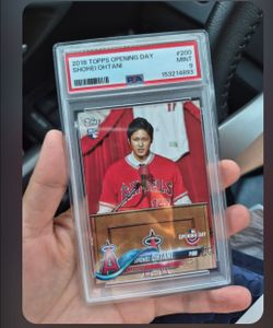 OHTANI THE GOAT ROOKIE GRADE PSA9