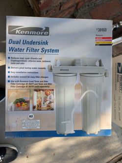 Kenmore dish water filtration system