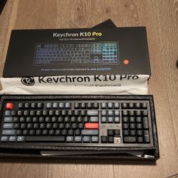 Keychron K10 Pro Like New, Red Switch