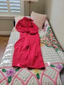 Red Coveralls. ***Halloween Costume.*****???