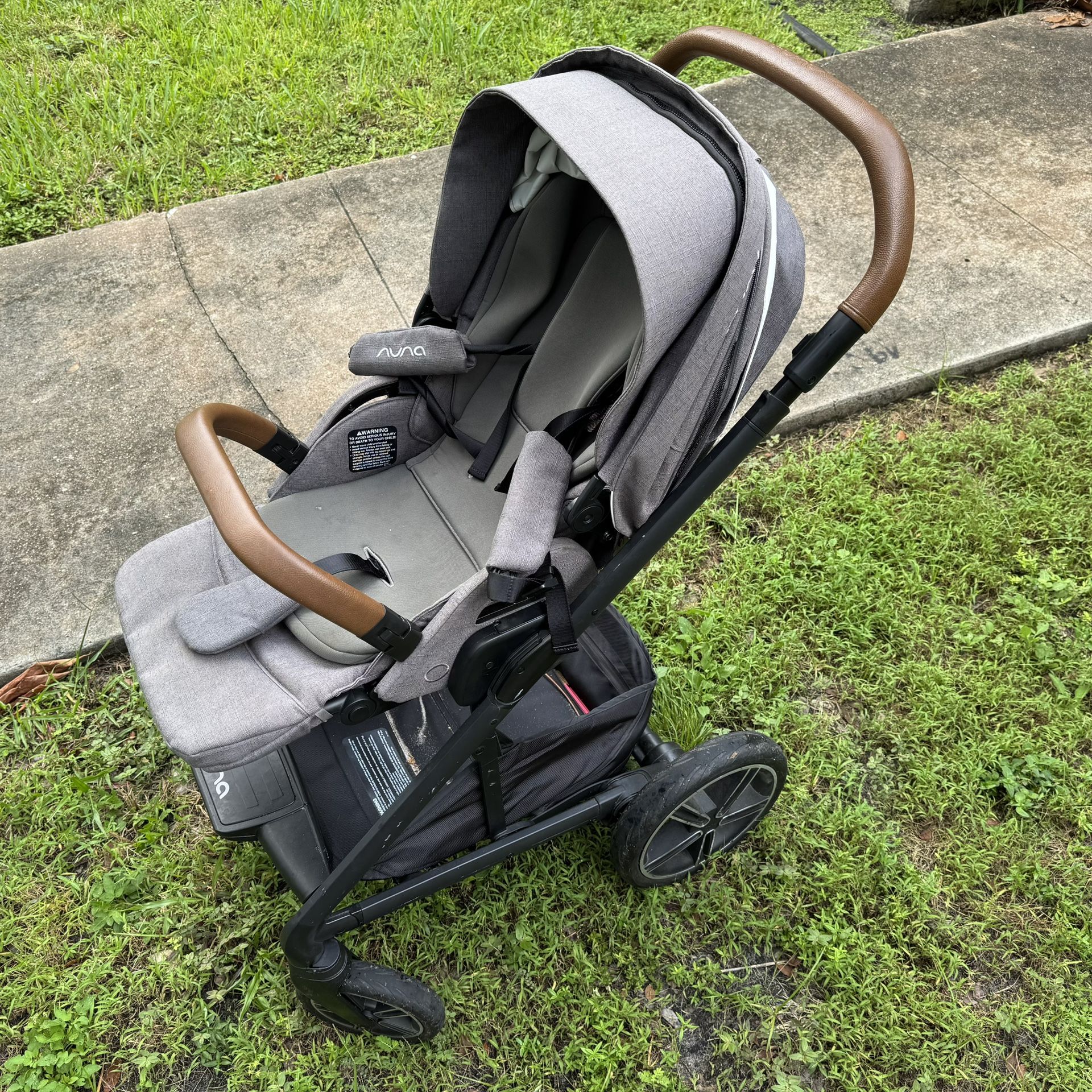 Nuna MIXX next Granite Grey Compact Foldable Baby Stroller