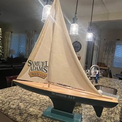 Advertising Wood sailboat
