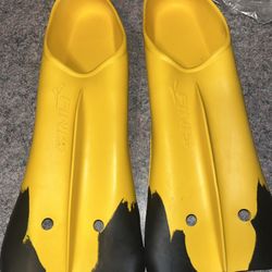 Finis Zoomers Gold Short Swim Fins US Mens 7.5-8.5 Size Female 8.5-9.5