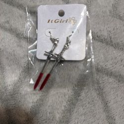 Earrings Dagger $3 