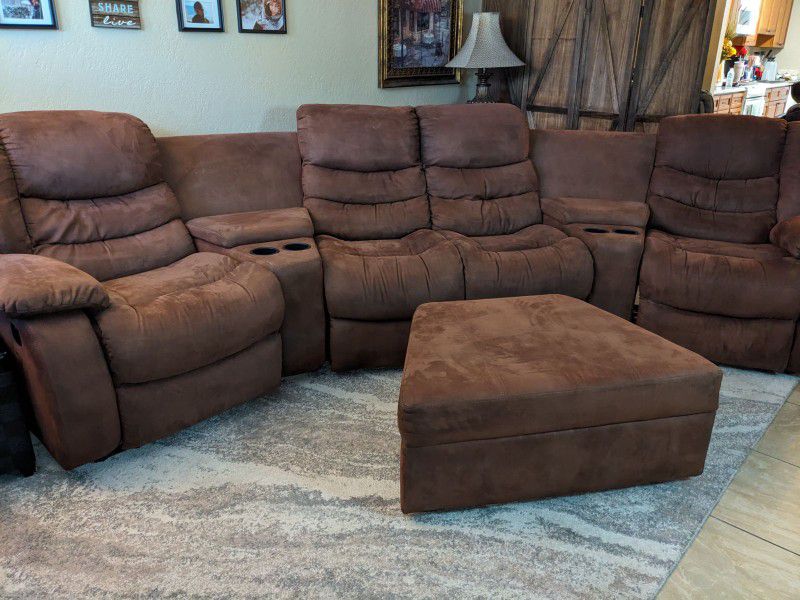 Sectional Recliner 6 Pieces 