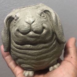 "Chubby Chum Bunny Rabbit" candle holder - Heavy Weight 