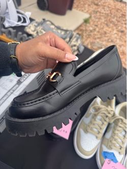 Platform chunky loafers