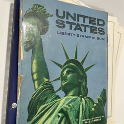 Non-Complete United States Liberty Stamp Album - 1000+ Stamps
