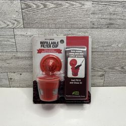 MochaMate Refillable Filter Cup  / Works With Most Keurig K - Cup Brewers / BPA Free Reusable & Environmentally Friendly 