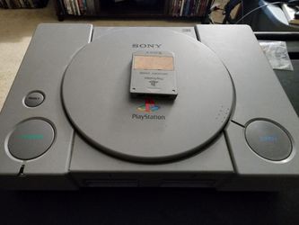 Playstation 1 with games