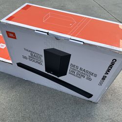 JBL Cinema SB595 3.1.2 Channel Soundbar and Wireless Subwoofer