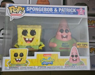 Funko Pop! Vinyl: Spongebob & Patrick - 2 Pack - Hot Topic Exclusive new sealed
