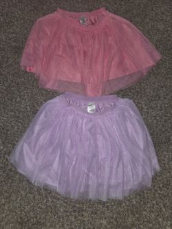 365 KIDS GARANIMALS Girls Tutu Skirt SIZE 10 (1)Purple & (1)Pink w/ Sparkle