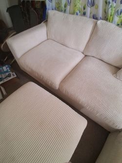 White 3 piece sofa