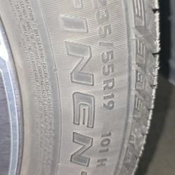 TIRES SET OF 4  235/55 R19 Continental 