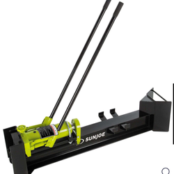 Sun Joe LJ10M Hydraulic Log Splitter W/ Wheels | 10-Ton | For Logs Up to 18"L × 8"W
