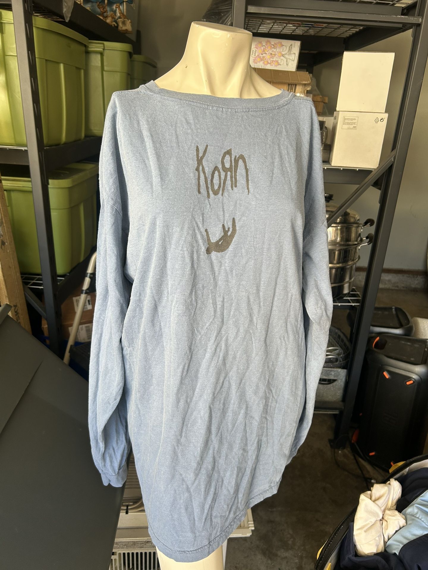 Korn the nothing long sleeve large as is condition on comfort colors